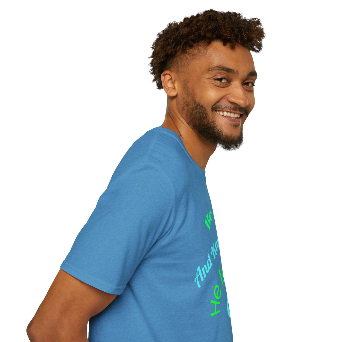 Be Still And Know He Is God T-Shirt — Inspirational Christian Faith Tee