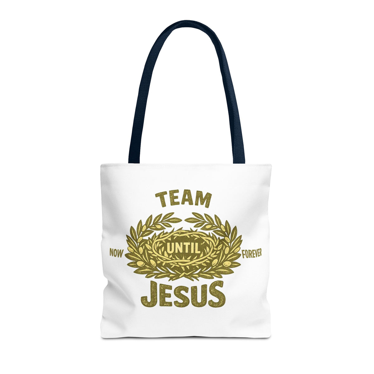 Team Jesus Tote Bag — Now Until Forever Christian Canvas Tote