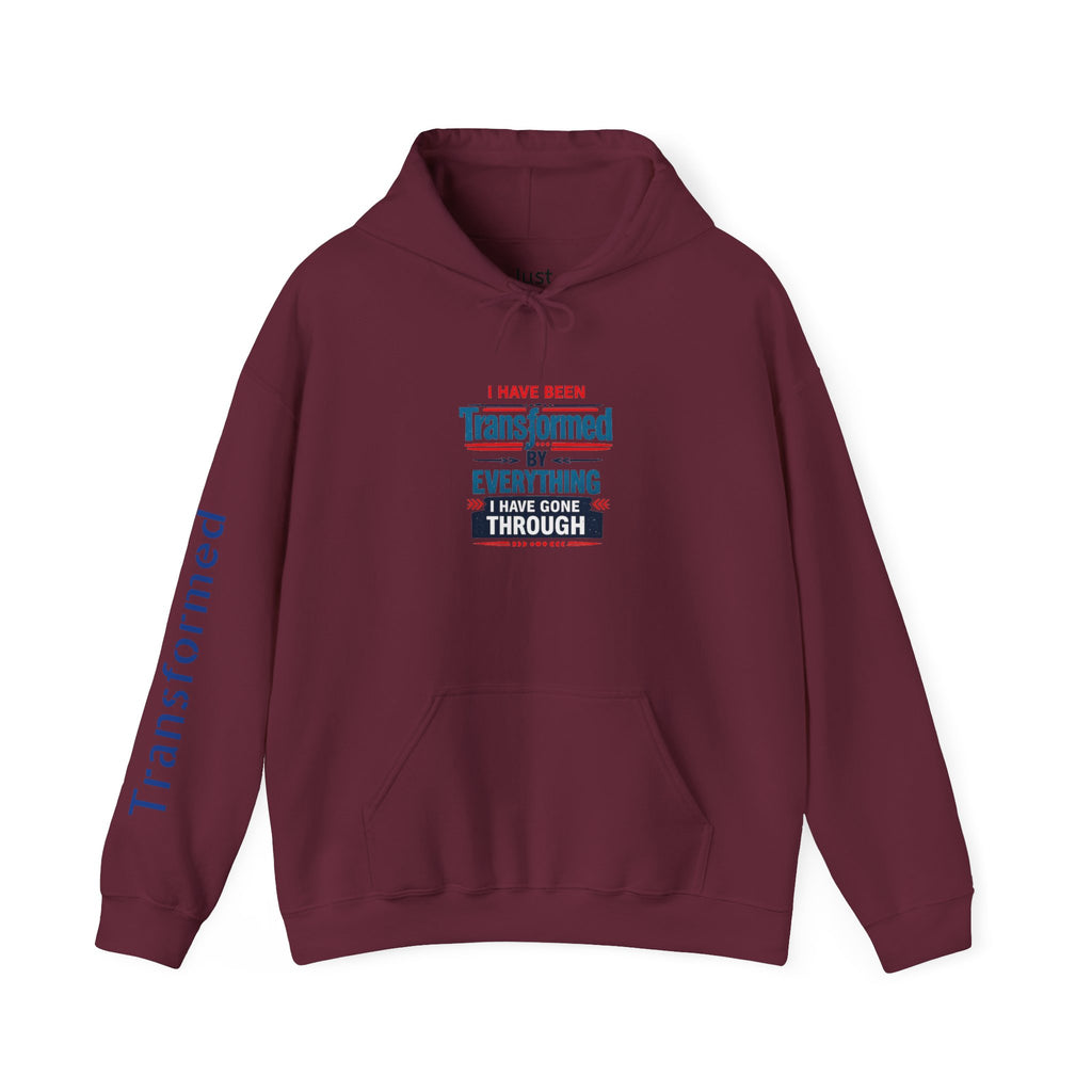Transformed By God Hoodie — Christian Faith Inspirational Pullover