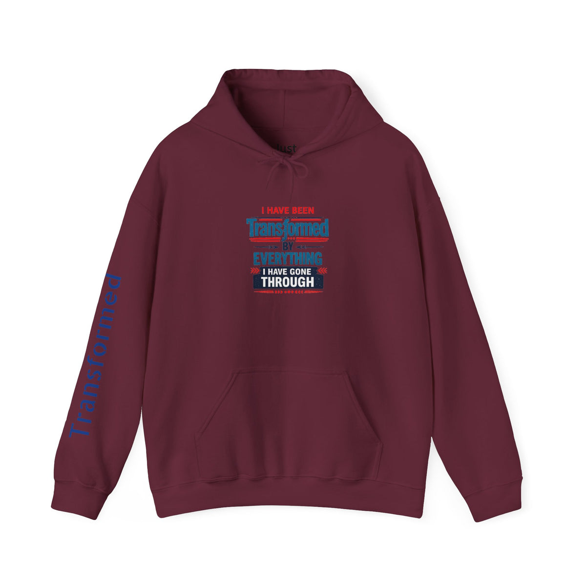 Transformed By God Hoodie — Christian Faith Inspirational Pullover