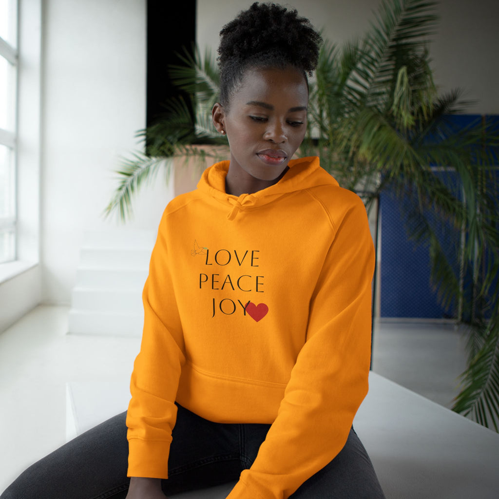 Love Peace Joy Hoodie — Christian Scripture Pullover (Galatians 5:22)