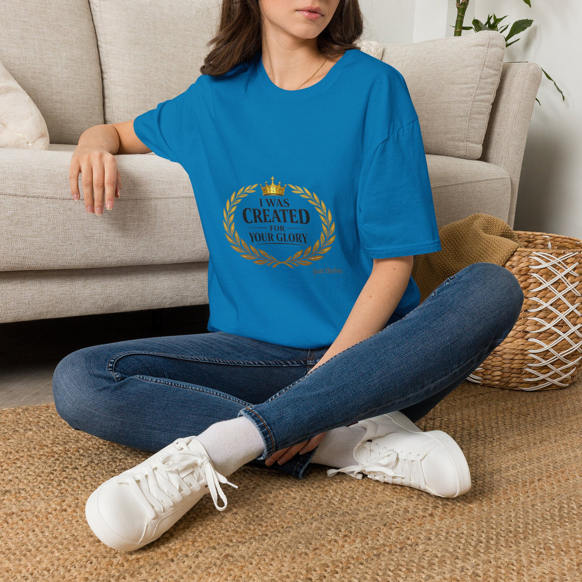 I Was Created For Your Glory T-Shirt — Inspirational Christian Faith Tee