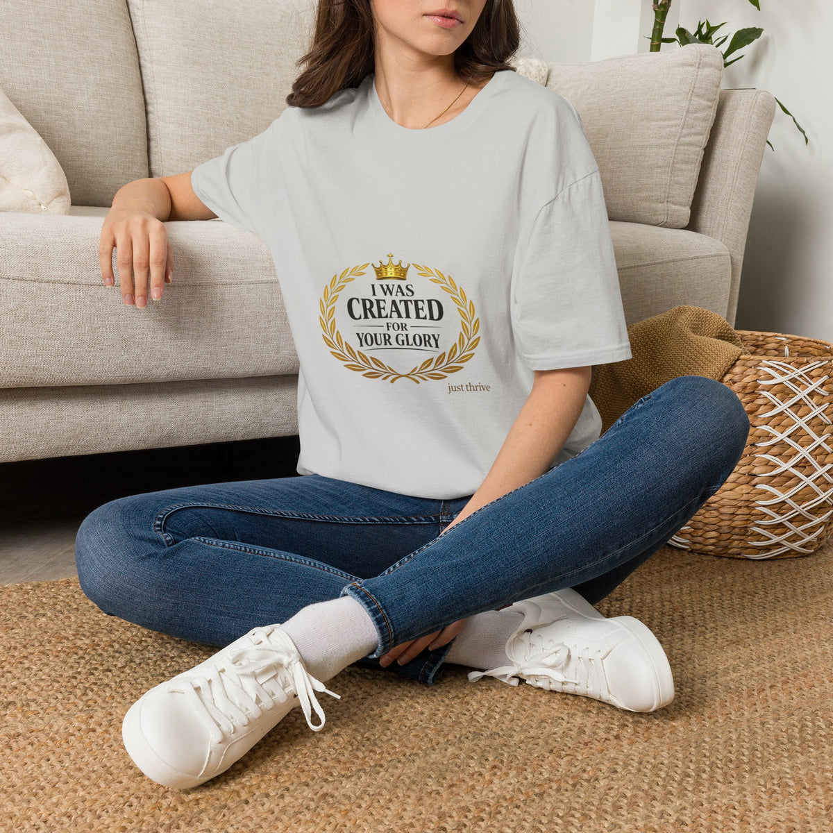 I Was Created For Your Glory T-Shirt — Inspirational Christian Faith Tee