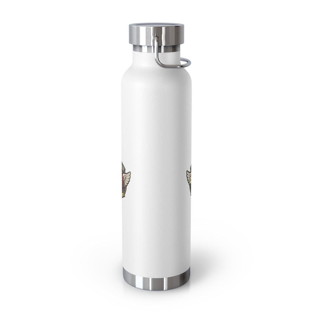 Vintage Crest 22oz Copper Vacuum Insulated Bottle – Keep Your Heart Pure