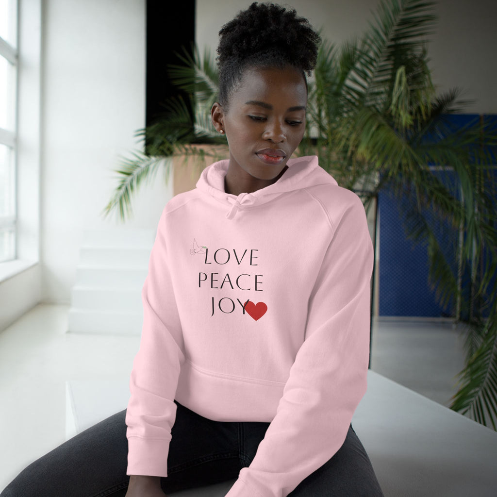 Love Peace Joy Hoodie — Christian Scripture Pullover (Galatians 5:22)