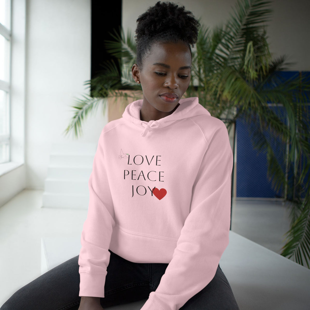 Love Peace Joy Hoodie — Christian Scripture Pullover (Galatians 5:22)