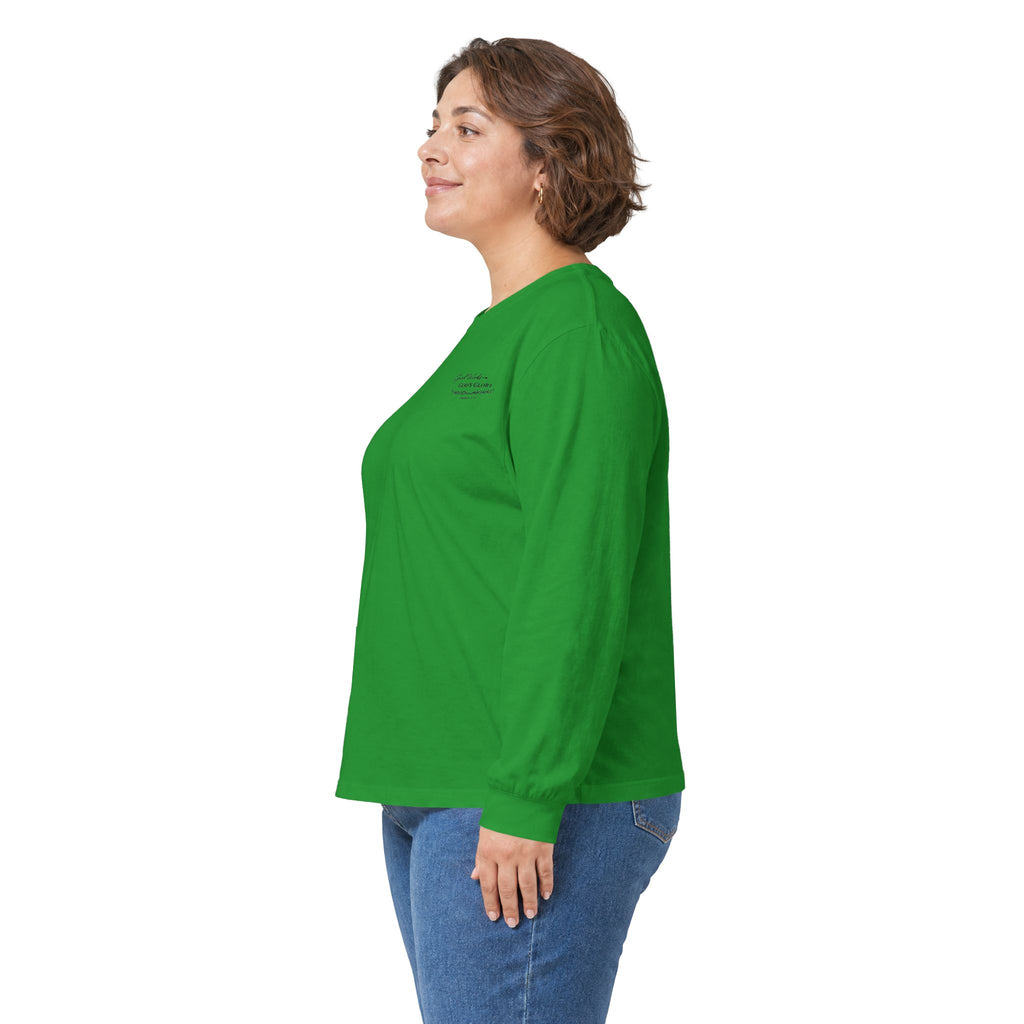 Long Sleeve Tee — "Good Works for God’s Glory" Christian Faith Shirt (Matthew 5:16)