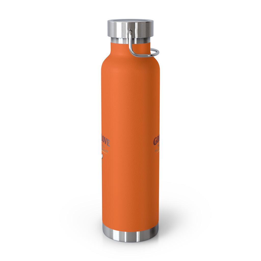 God Is Love 22oz Vacuum Insulated Bottle — Christian Faith Water Bottle