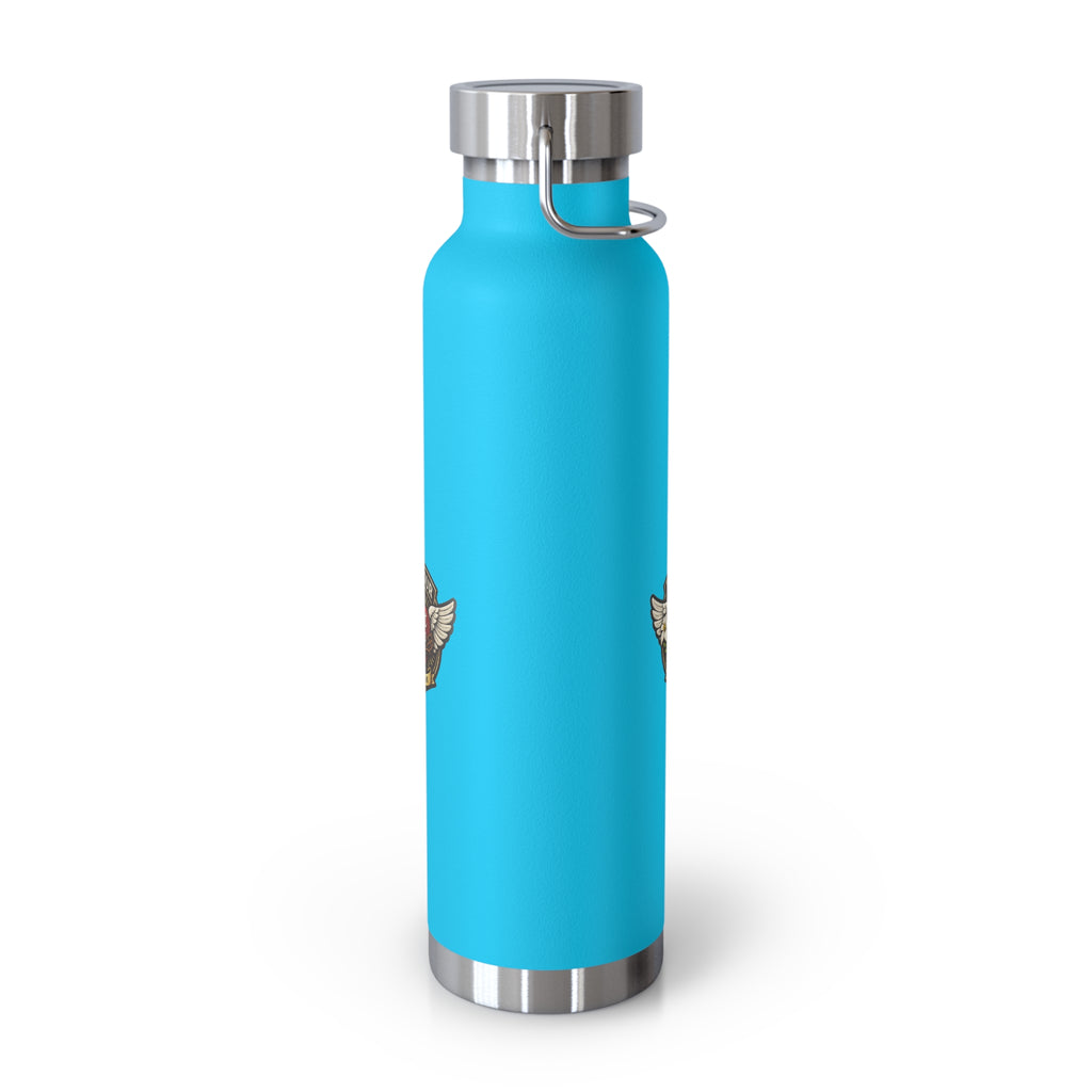 Vintage Crest 22oz Copper Vacuum Insulated Bottle – Keep Your Heart Pure