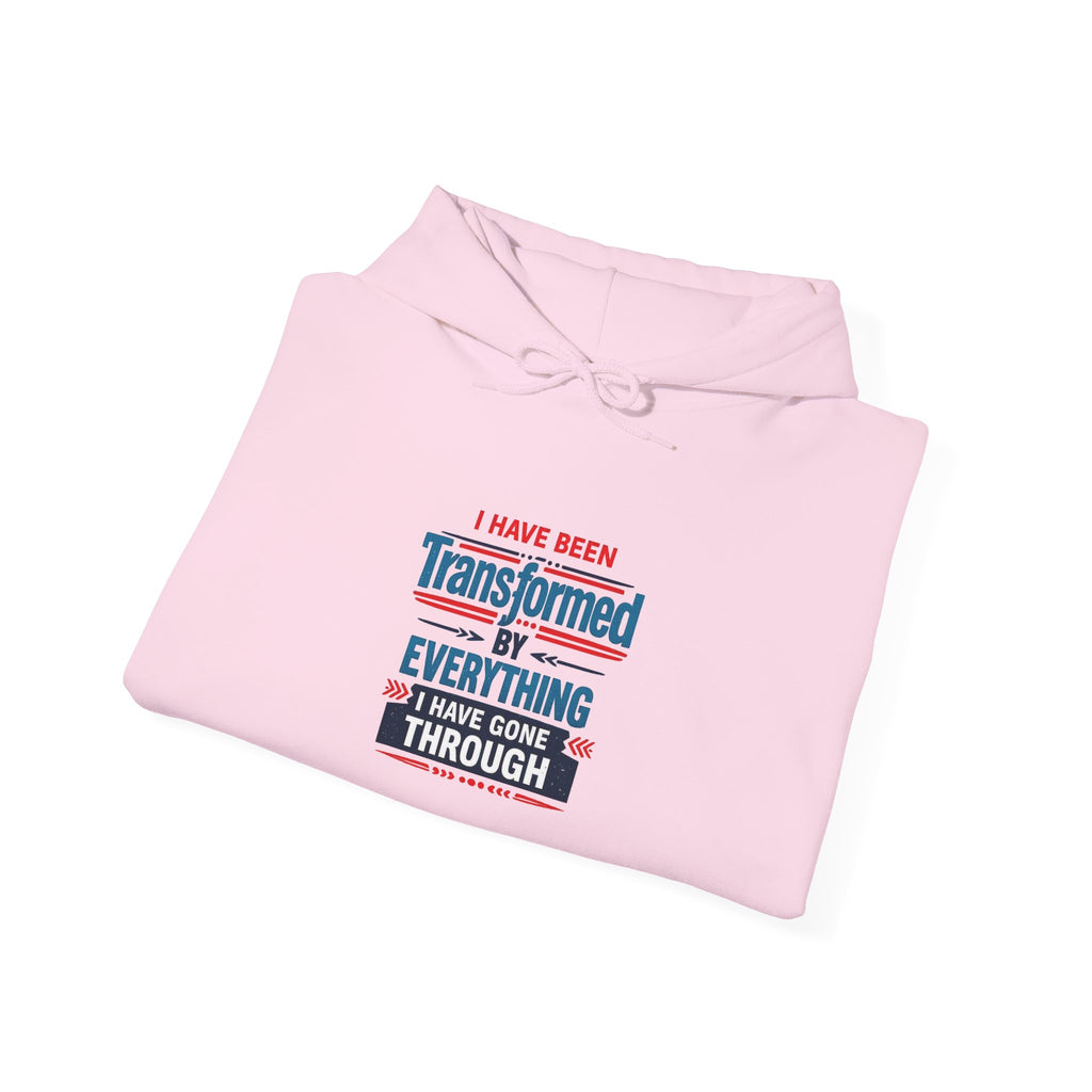 Transformed By God Hoodie — Christian Faith Inspirational Pullover