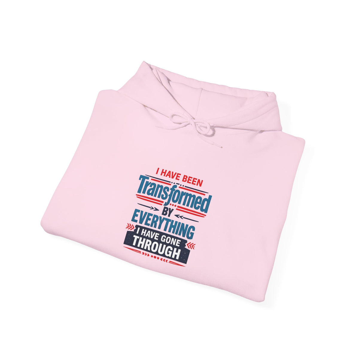 Transformed By God Hoodie — Christian Faith Inspirational Pullover