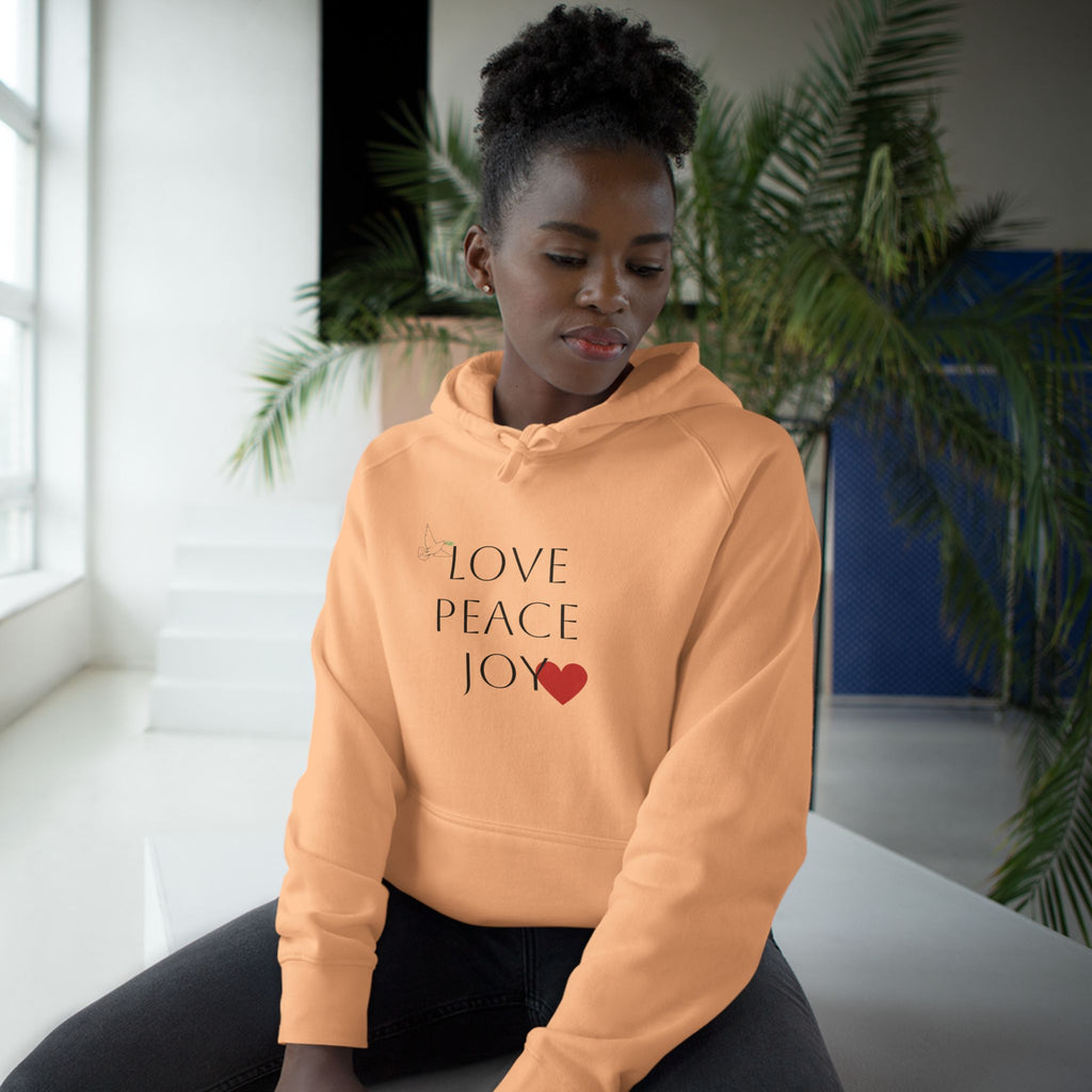 Love Peace Joy Hoodie — Christian Scripture Pullover (Galatians 5:22)