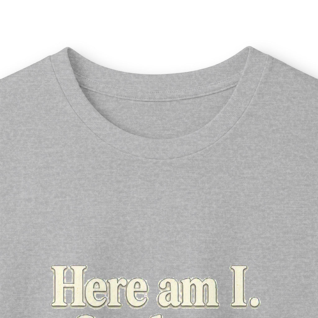 Here Am I, Send Me Long Sleeve Tee — Isaiah 6:8 Christian Shirt