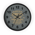 Serenity Prayer Wall Clock — Inspirational Home Décor Clock