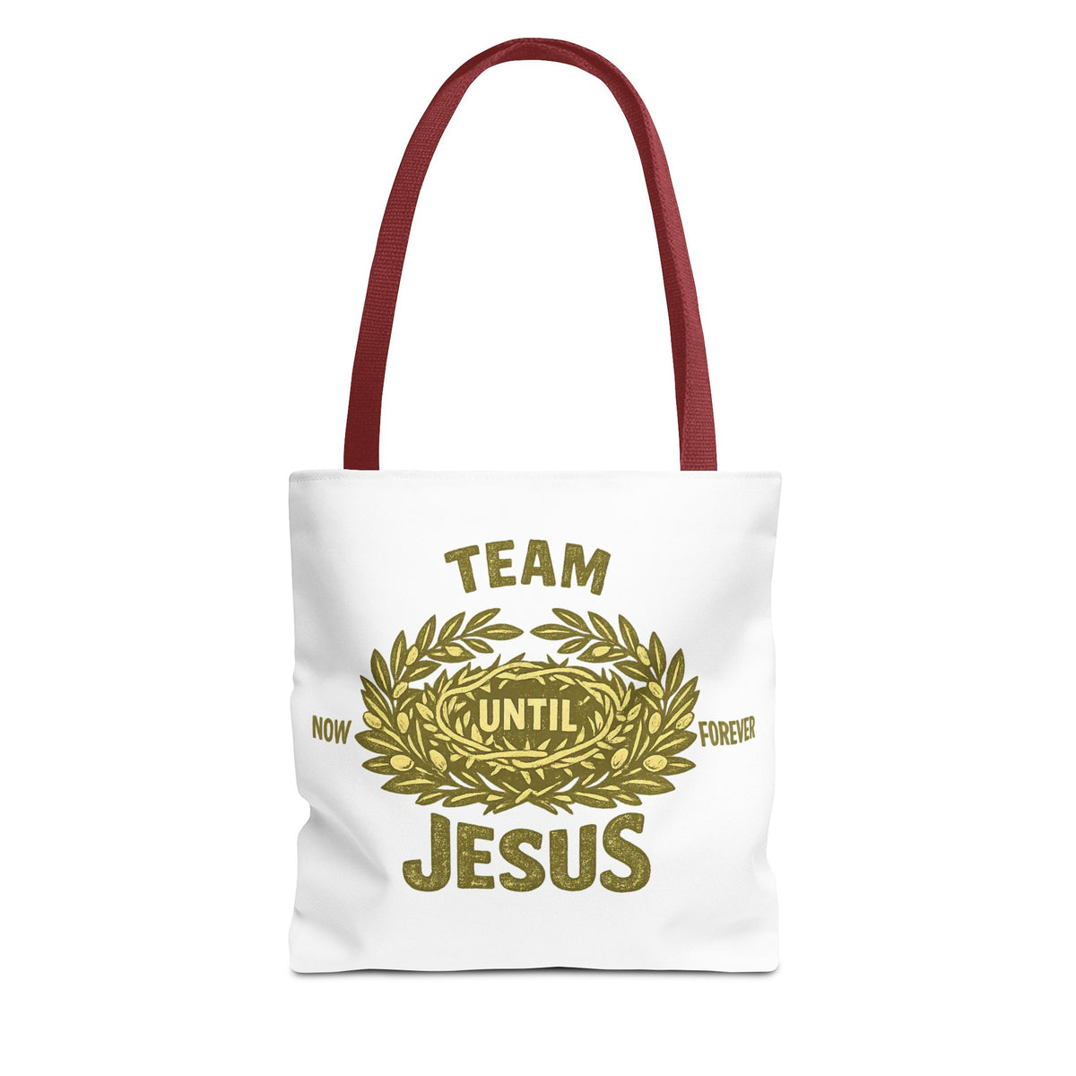 Team Jesus Tote Bag — Now Until Forever Christian Canvas Tote