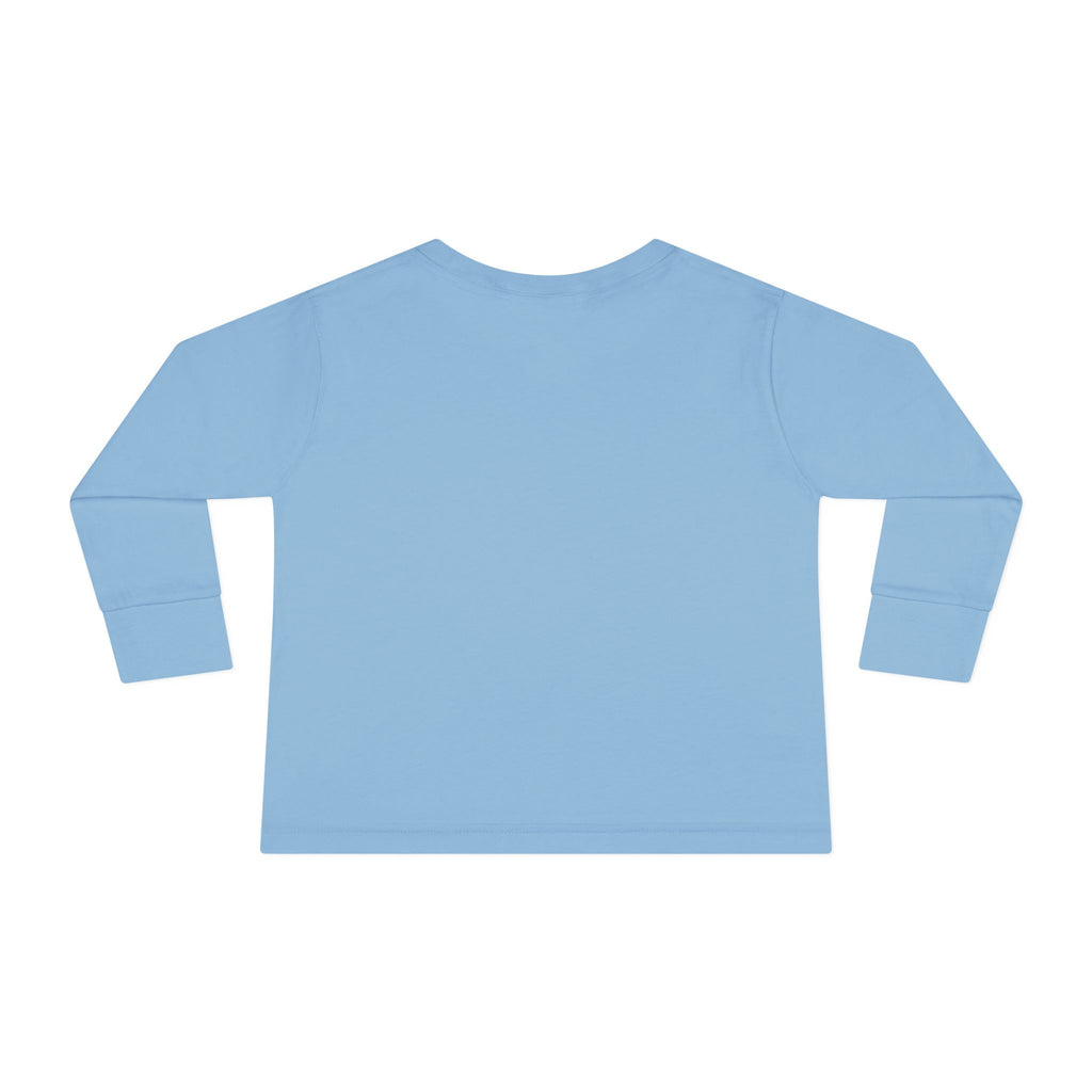Toddler Long Sleeve Tee – "Seek God First" Christian Bible Verse Shirt (Matthew 6:33)