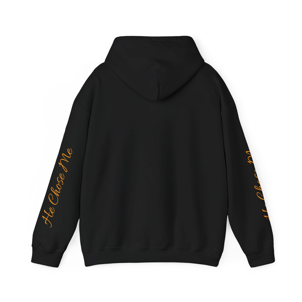 Christian Hoodie — "God chose right when He chose me" Script Design