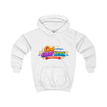 Kids Hoodie - "God is Doing a Great Work" Colorful Faith Pullover