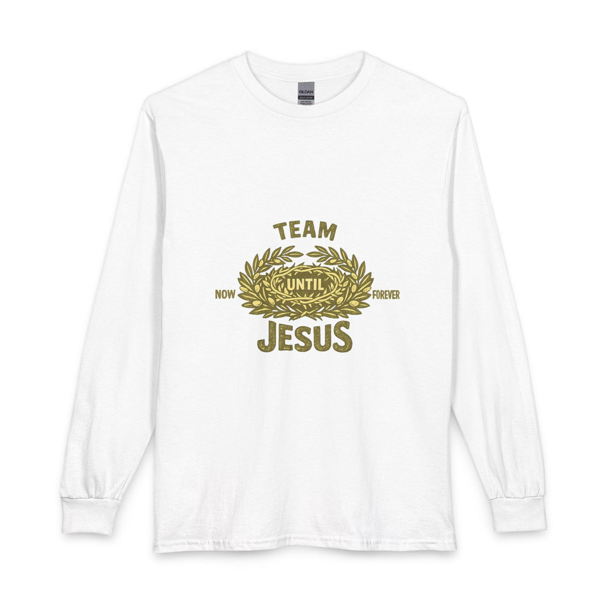 Team Jesus Long Sleeve Shirt — Now Until Forever Christian Tee