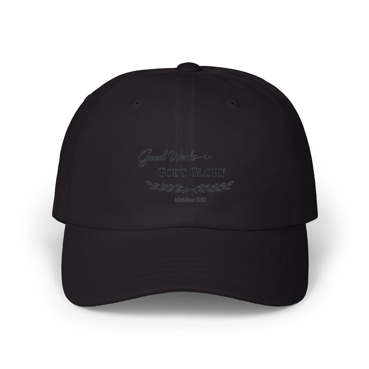 God’s Glory Cap — "Good Works" Embroidered Christian Baseball Hat