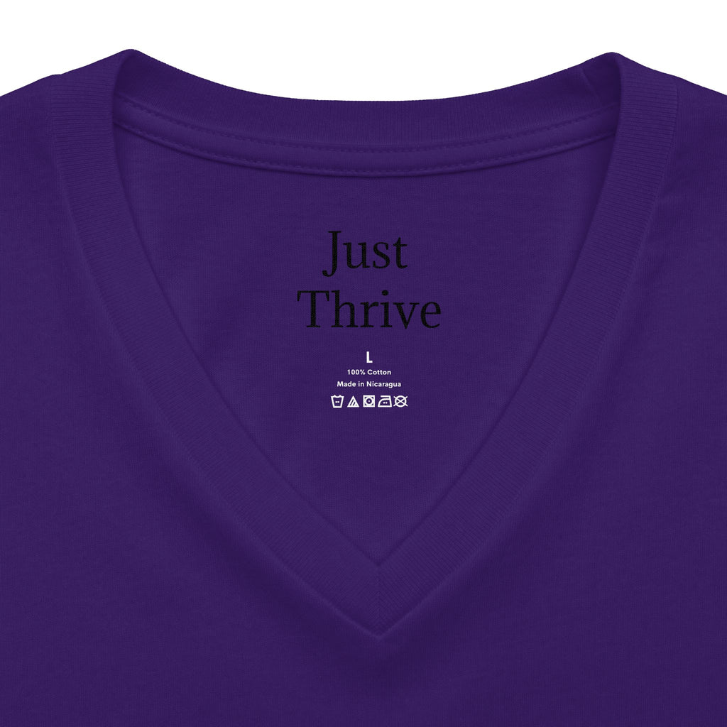 May your tears turn to smiles - Inspirational Quote V-Neck Tee