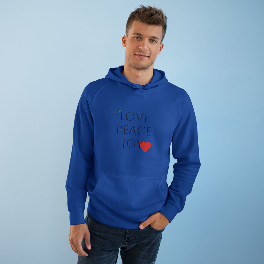 Love Peace Joy Hoodie — Christian Scripture Pullover (Galatians 5:22)
