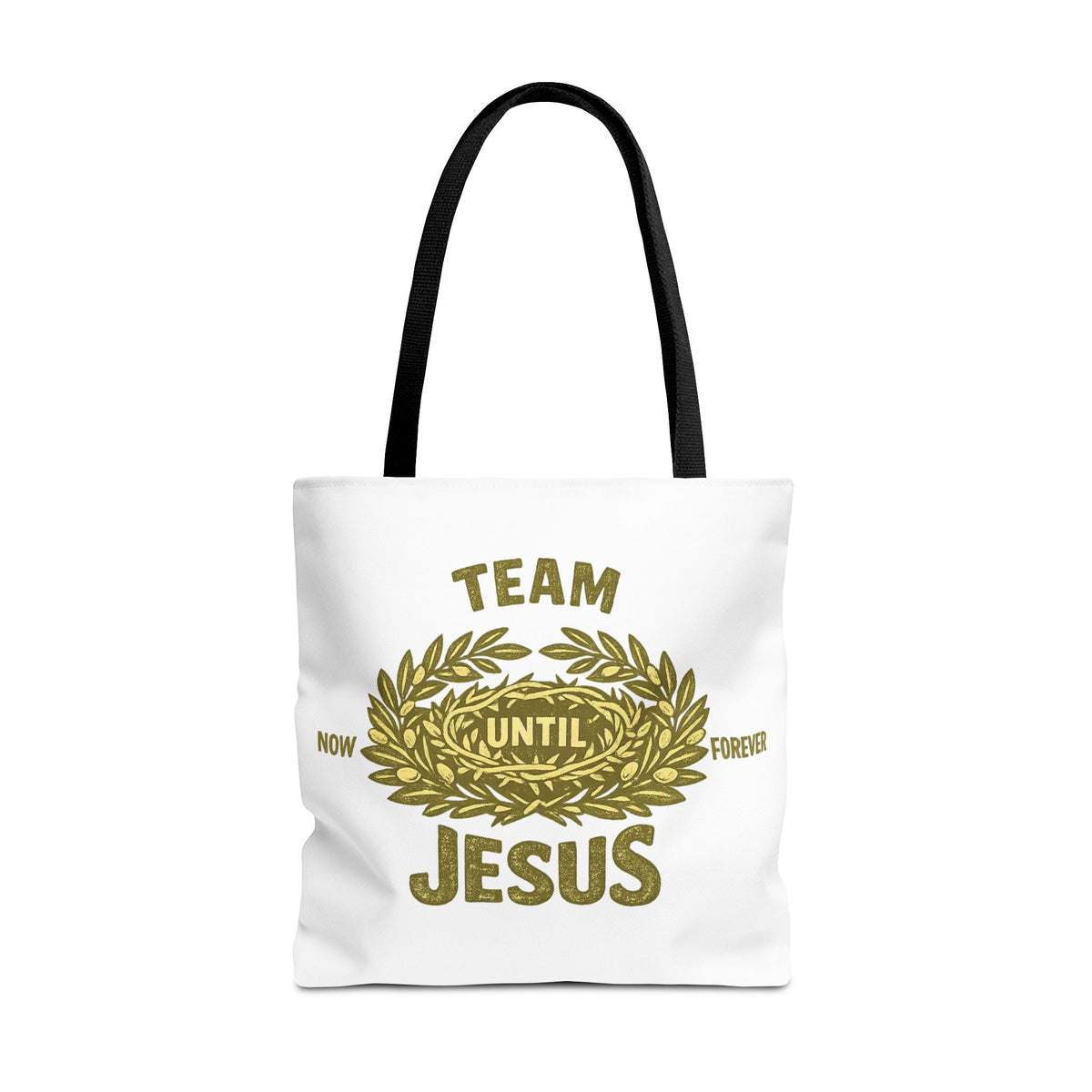 Team Jesus Tote Bag — Now Until Forever Christian Canvas Tote