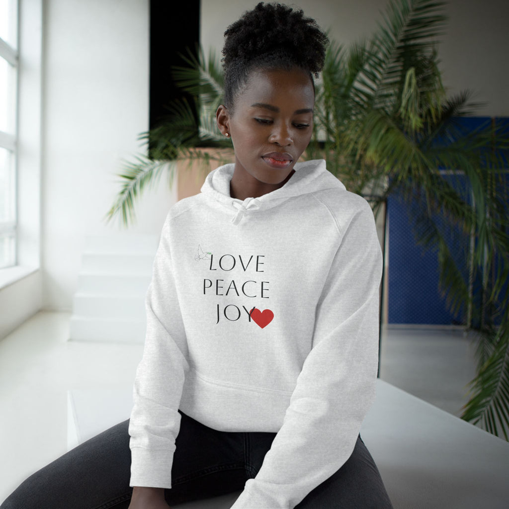 Love Peace Joy Hoodie — Christian Scripture Pullover (Galatians 5:22)