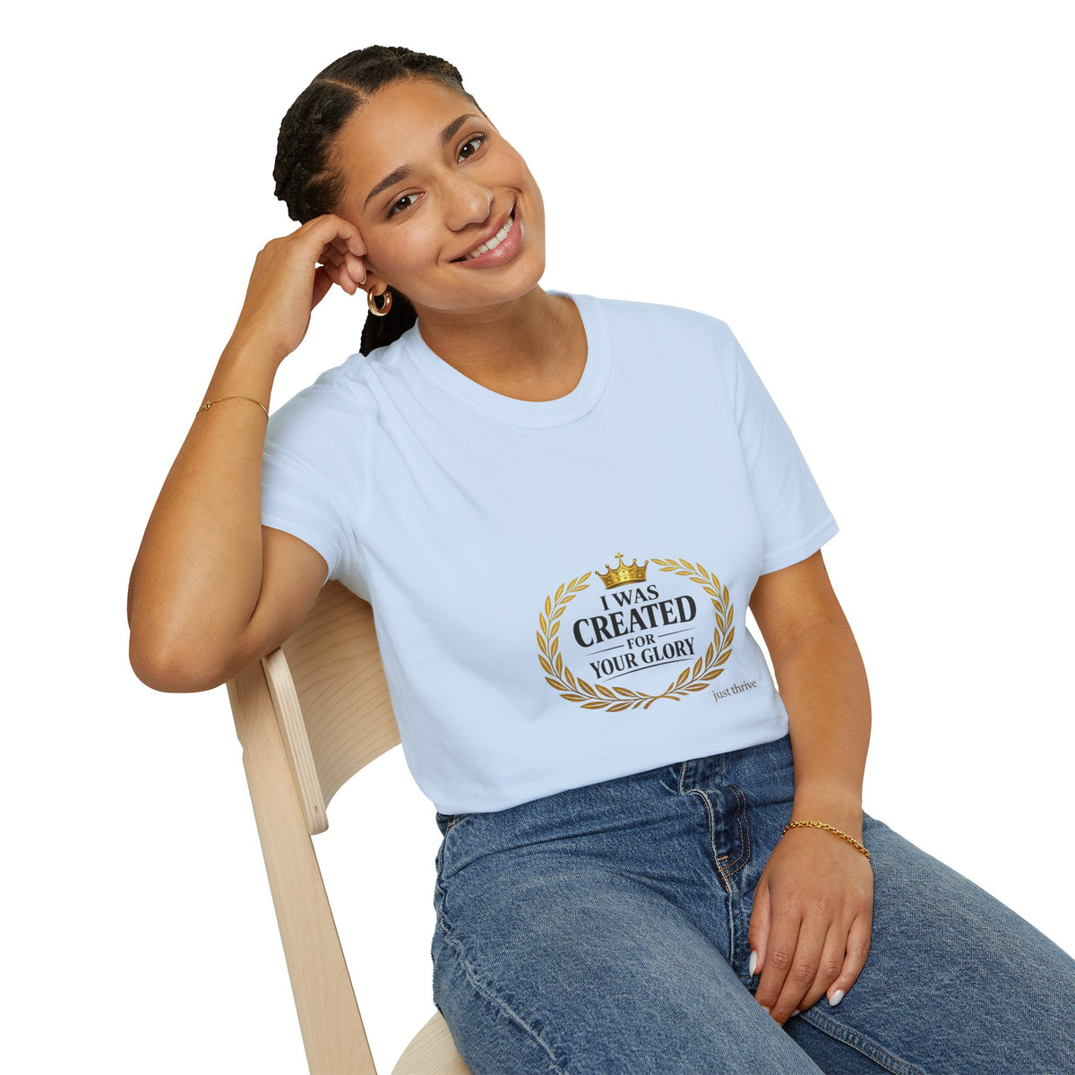 I Was Created For Your Glory T-Shirt — Inspirational Christian Faith Tee