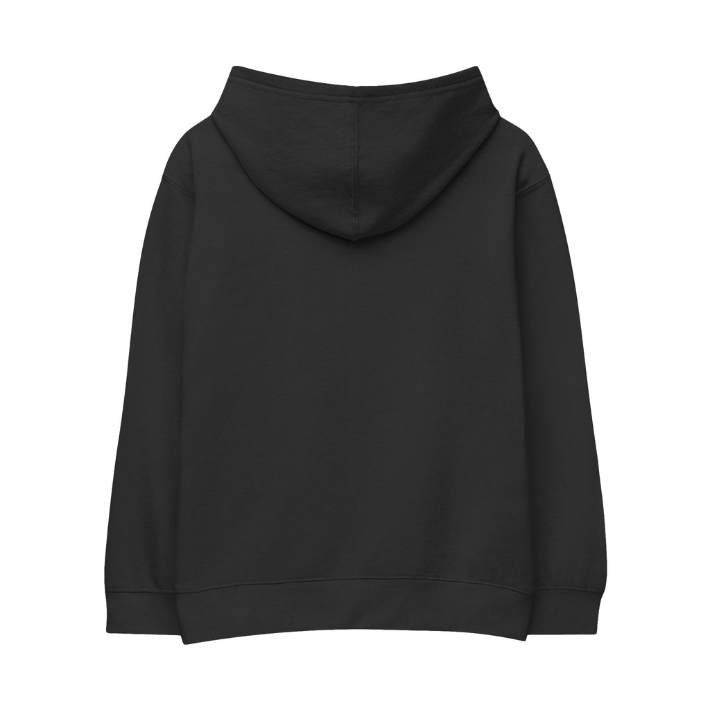 Kids Hoodie — 'Love Peace Joy' Embroidered Heart Sweatshirt