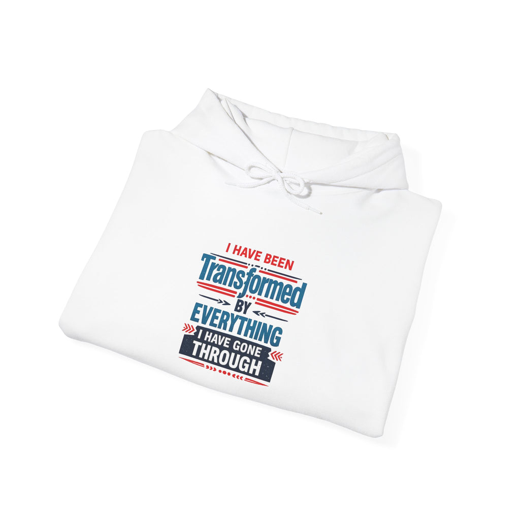 Transformed By God Hoodie — Christian Faith Inspirational Pullover