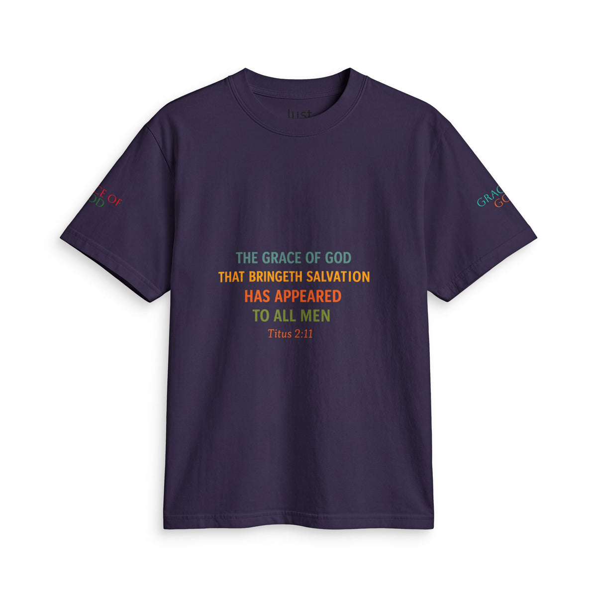 Christian Verse T-Shirt — Titus 2:11 Inspiring Faith Tee