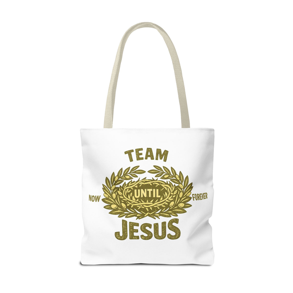 Team Jesus Tote Bag — Now Until Forever Christian Canvas Tote