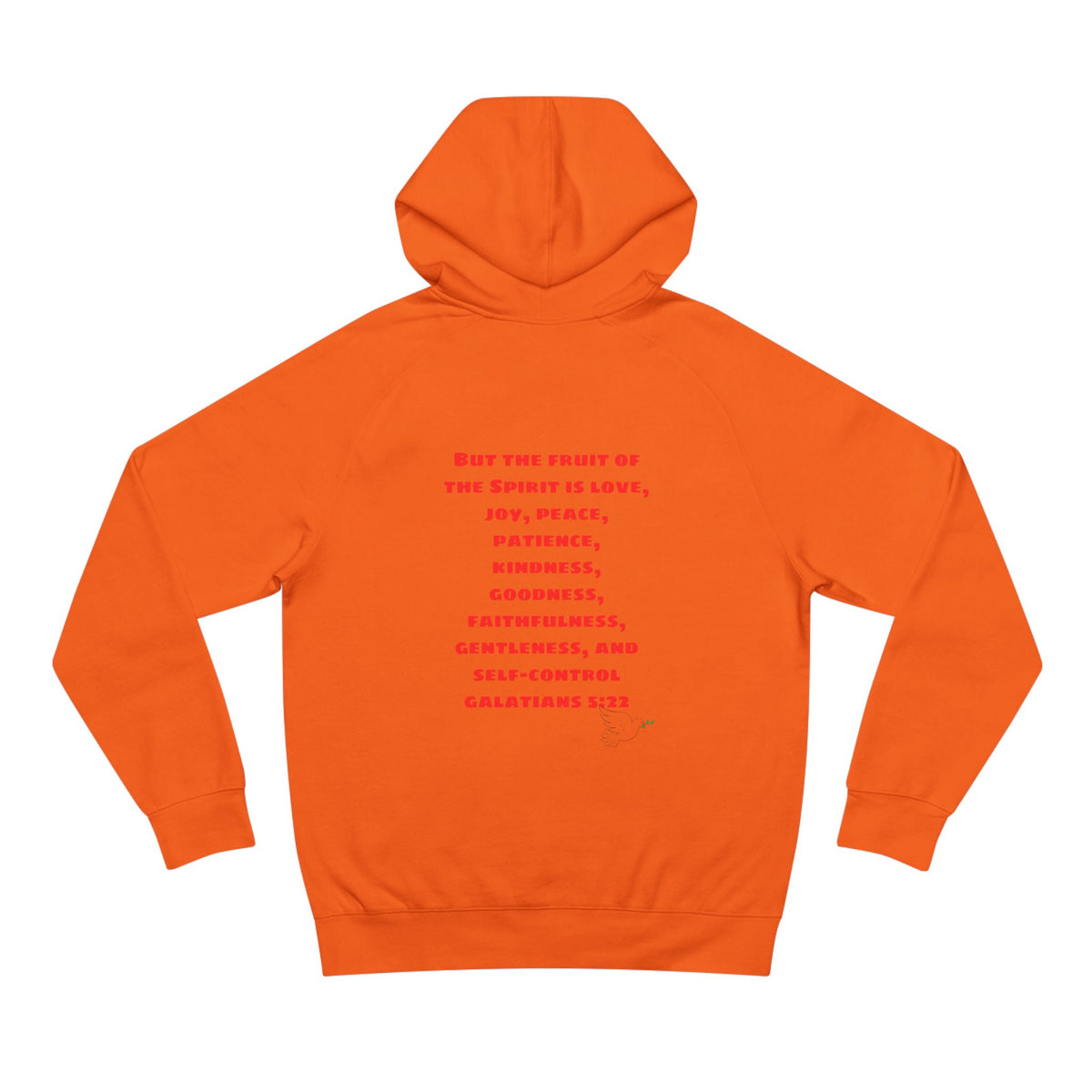 Love Peace Joy Hoodie — Christian Scripture Pullover (Galatians 5:22)