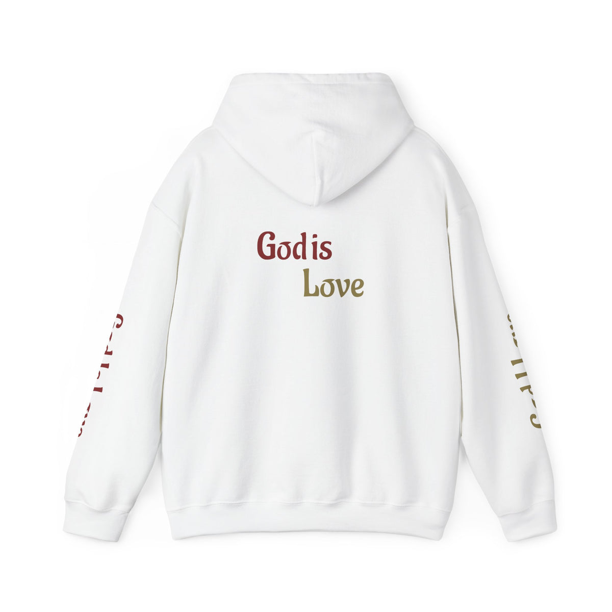 God Is Love Hoodie — Inspirational Christian Sweatshirt with Script Text