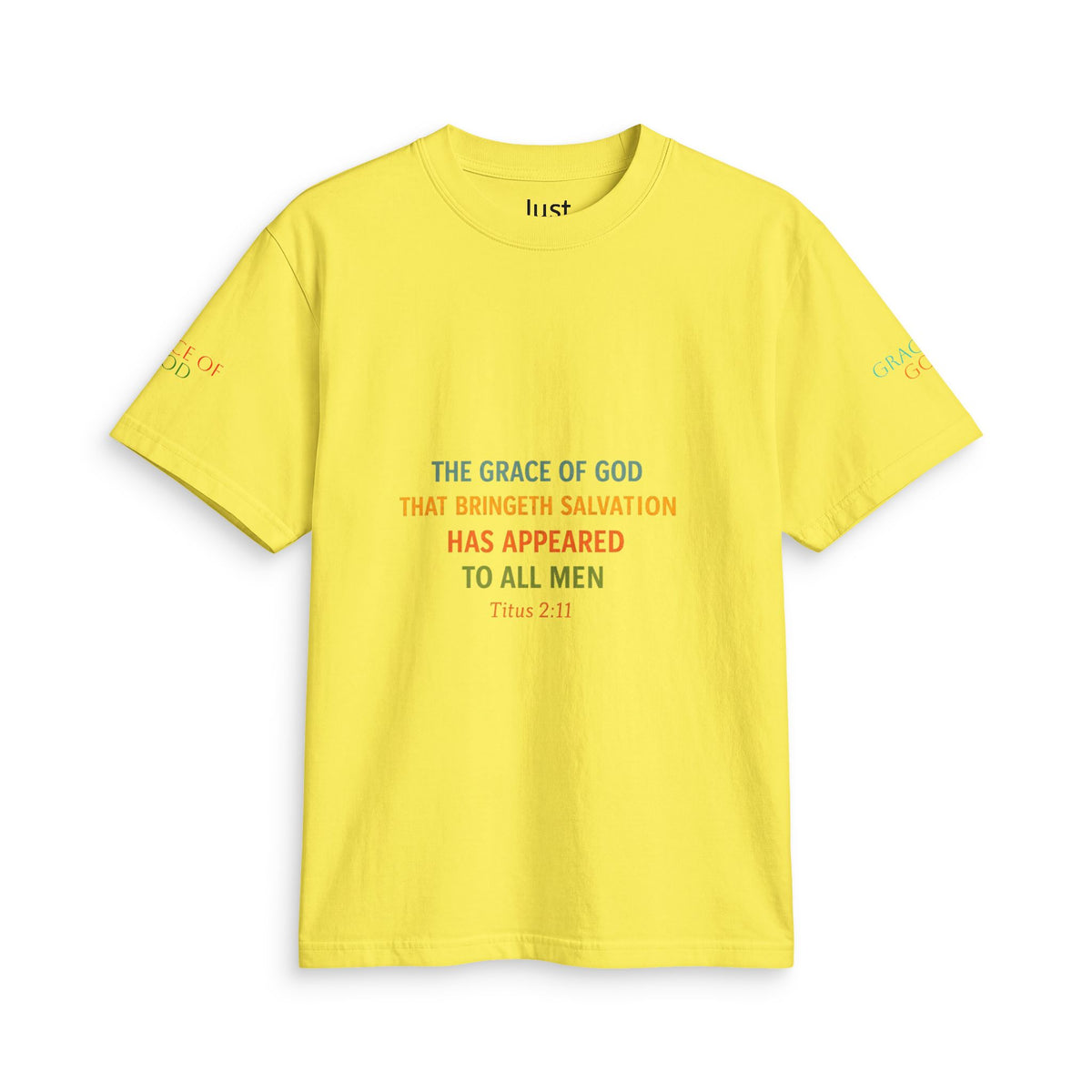 Christian Verse T-Shirt — Titus 2:11 Inspiring Faith Tee
