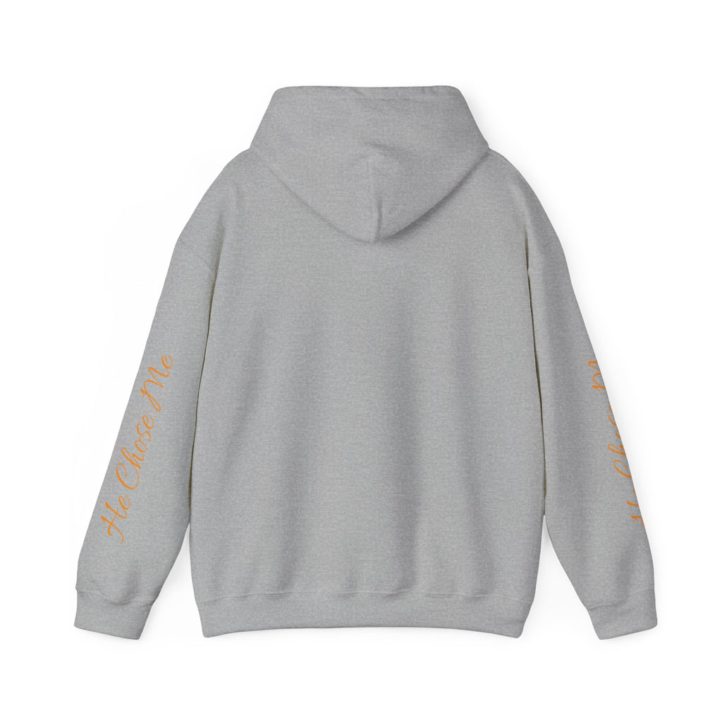 Christian Hoodie — "God chose right when He chose me" Script Design
