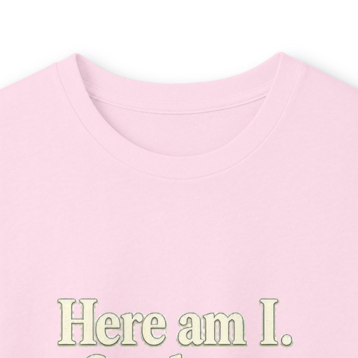 Here Am I, Send Me Long Sleeve Tee — Isaiah 6:8 Christian Shirt
