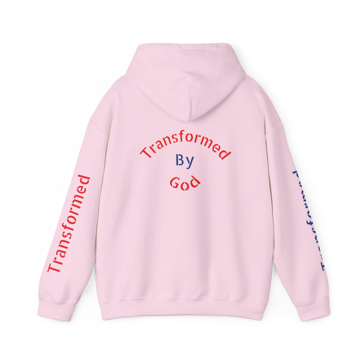 Transformed By God Hoodie — Christian Faith Inspirational Pullover