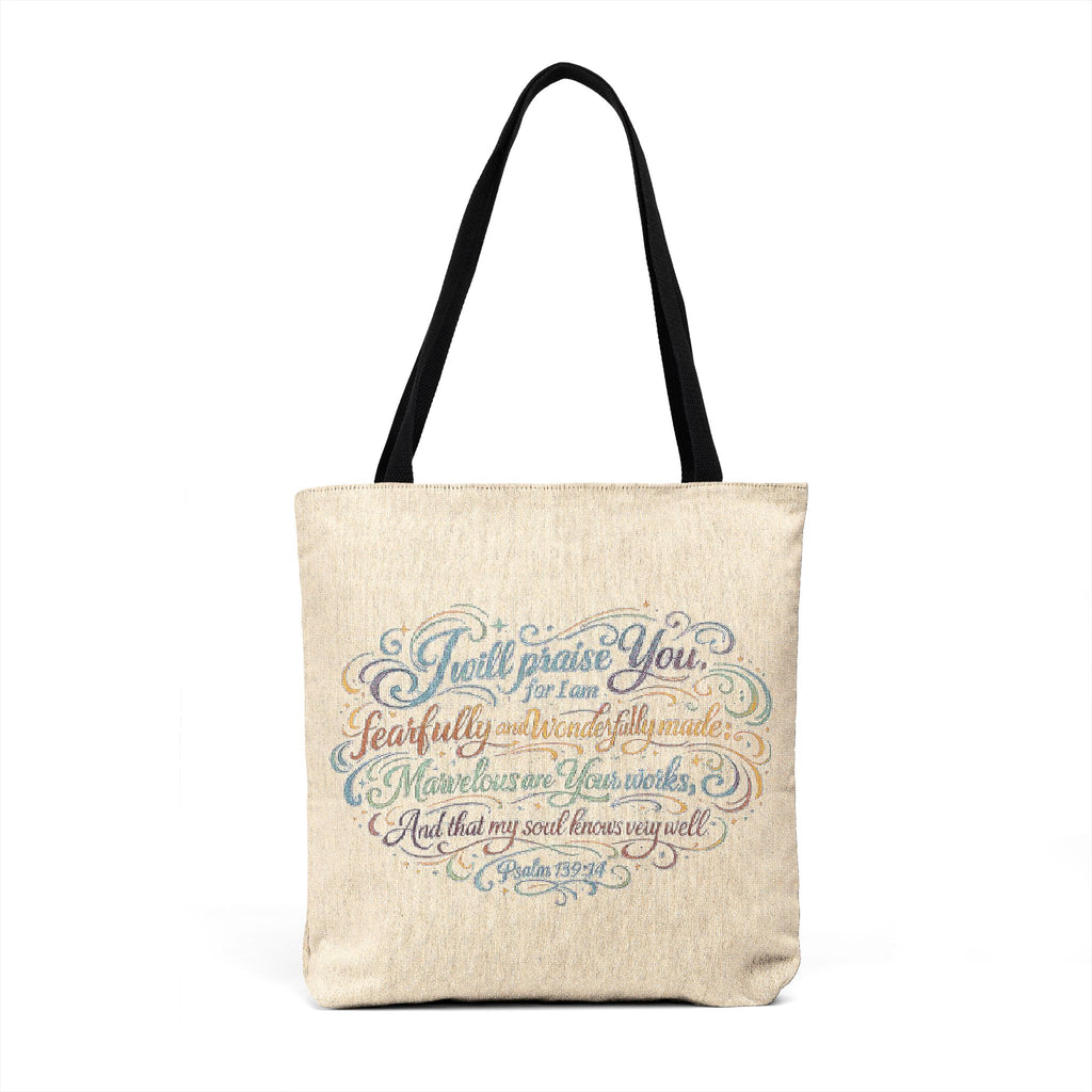 Woven Tote — Fearfully and Wonderfully Made Canvas Tote