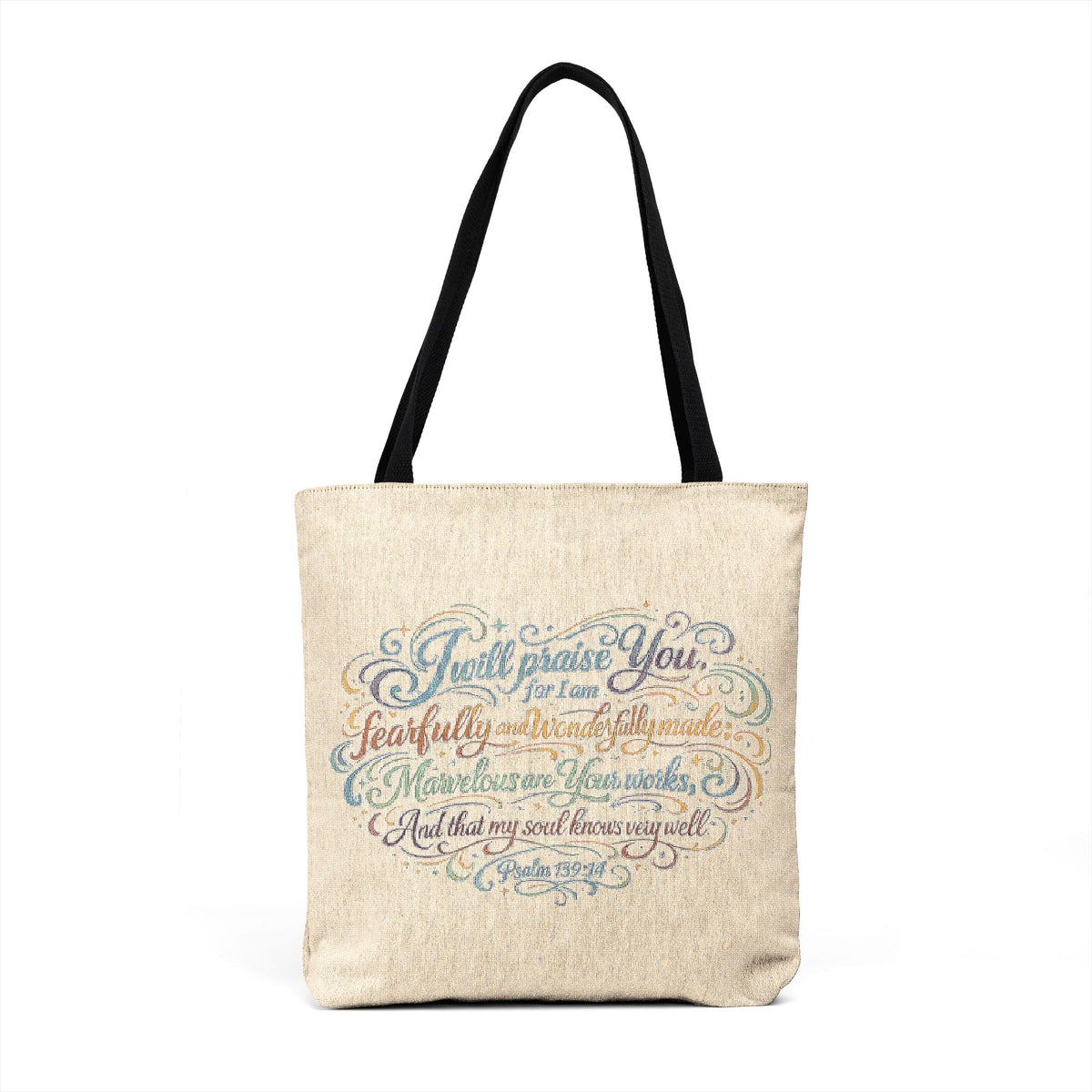 Woven Tote — Fearfully and Wonderfully Made Canvas Tote