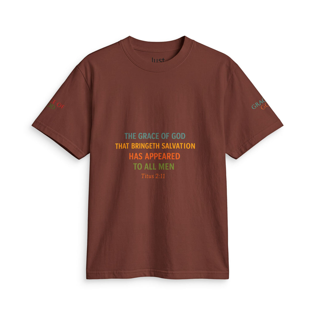 Christian Verse T-Shirt — Titus 2:11 Inspiring Faith Tee