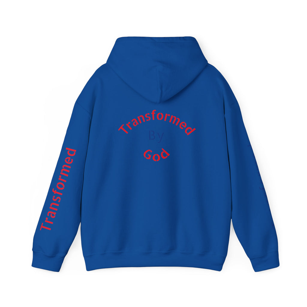 Transformed By God Hoodie — Christian Faith Inspirational Pullover