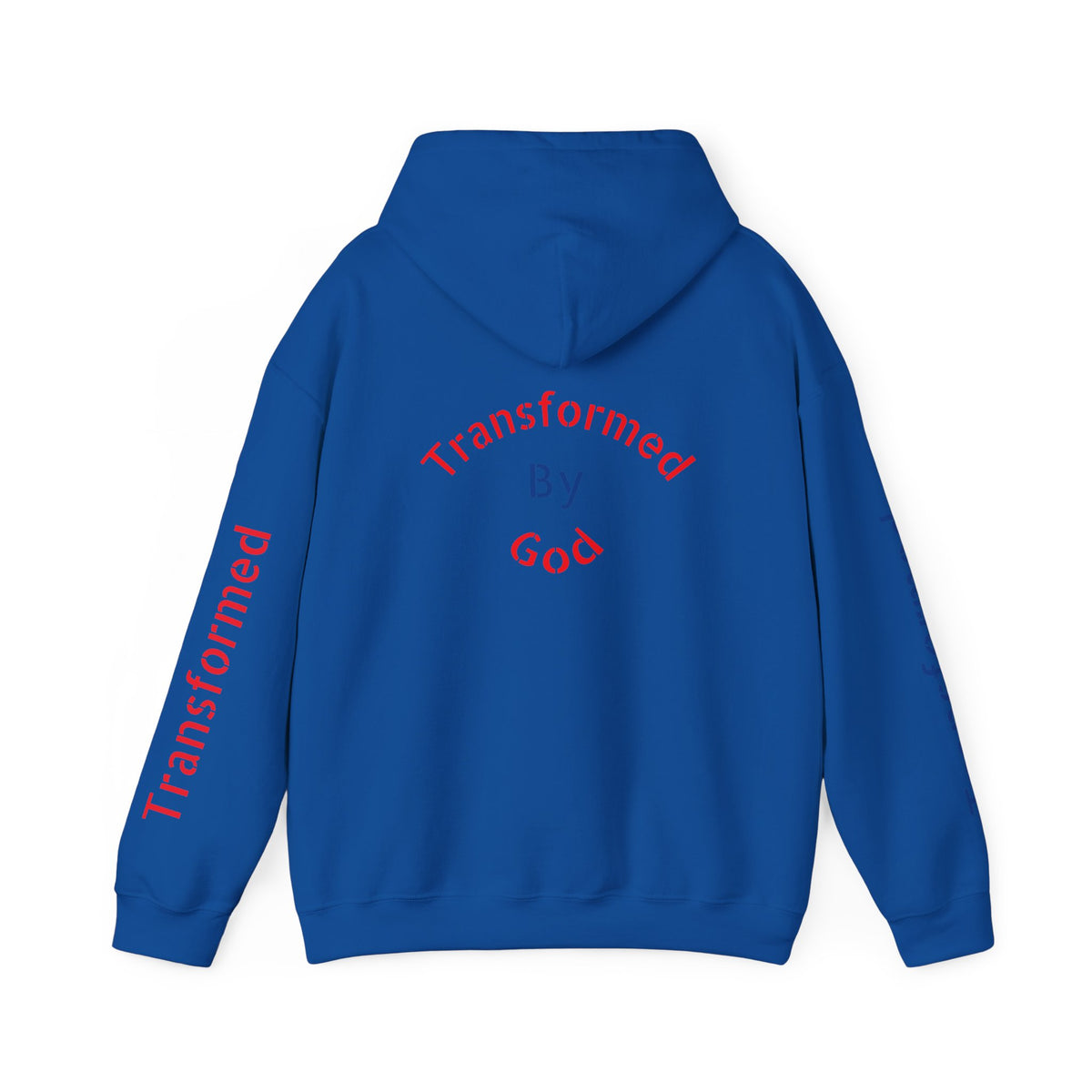 Transformed By God Hoodie — Christian Faith Inspirational Pullover