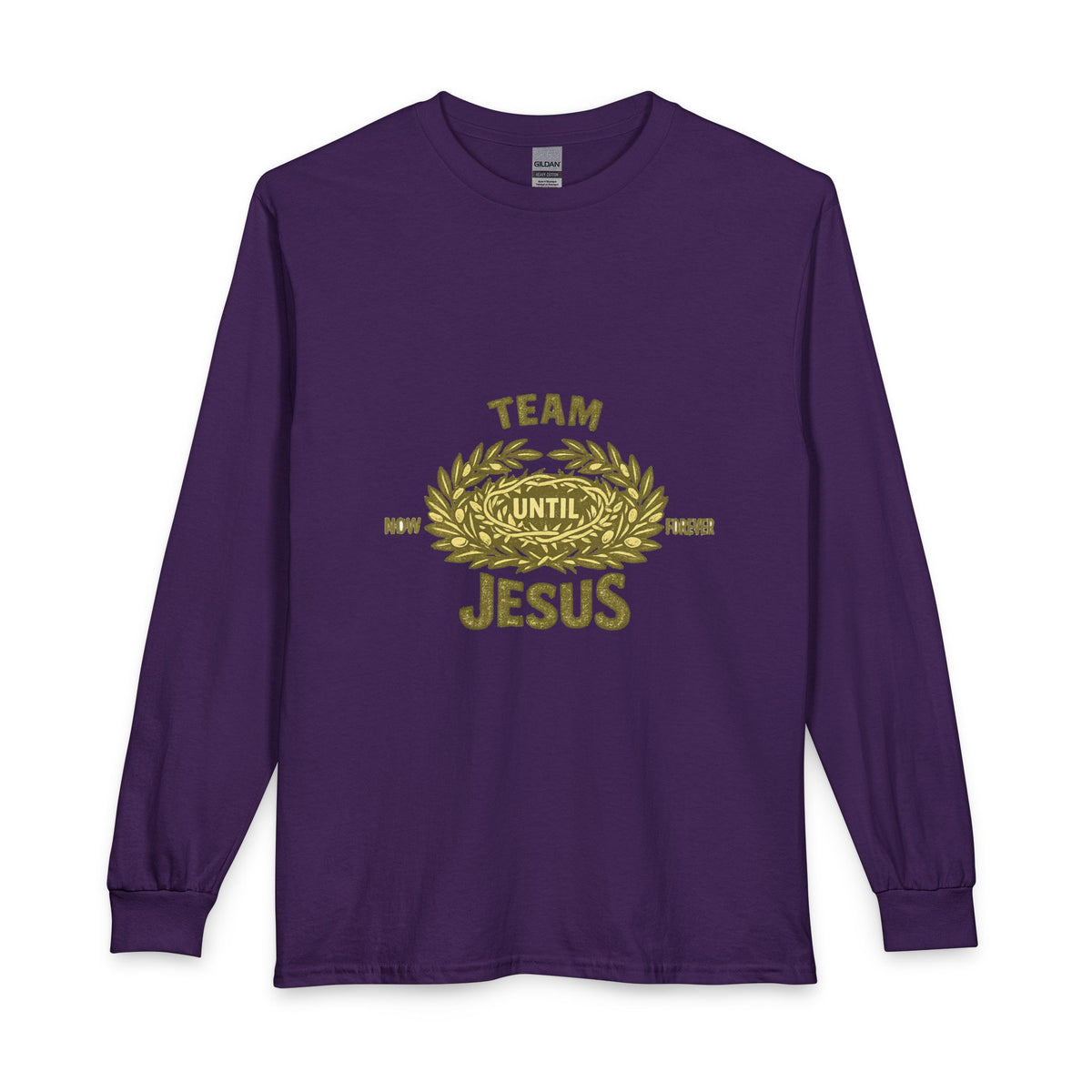 Team Jesus Long Sleeve Shirt — Now Until Forever Christian Tee