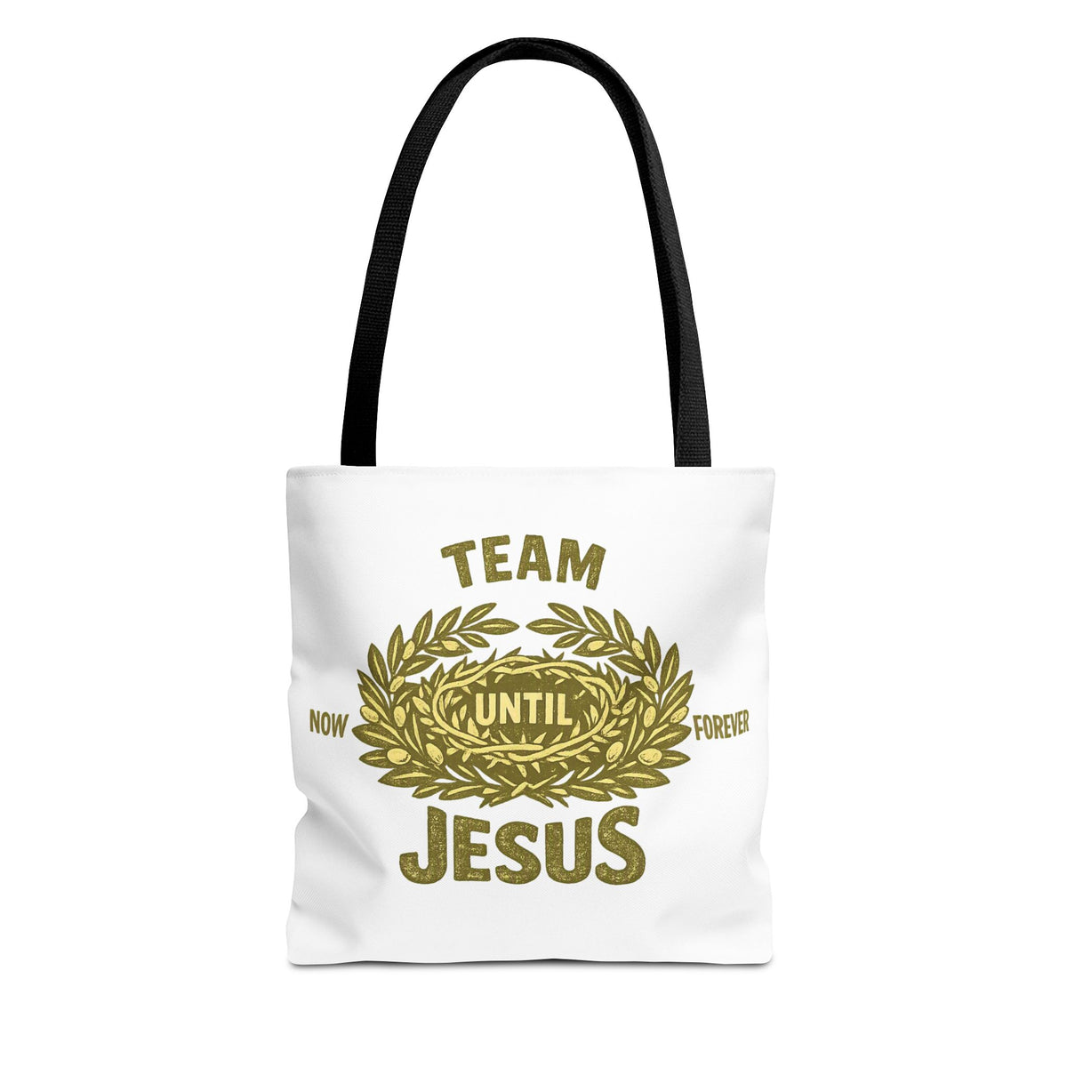 Team Jesus Tote Bag — Now Until Forever Christian Canvas Tote