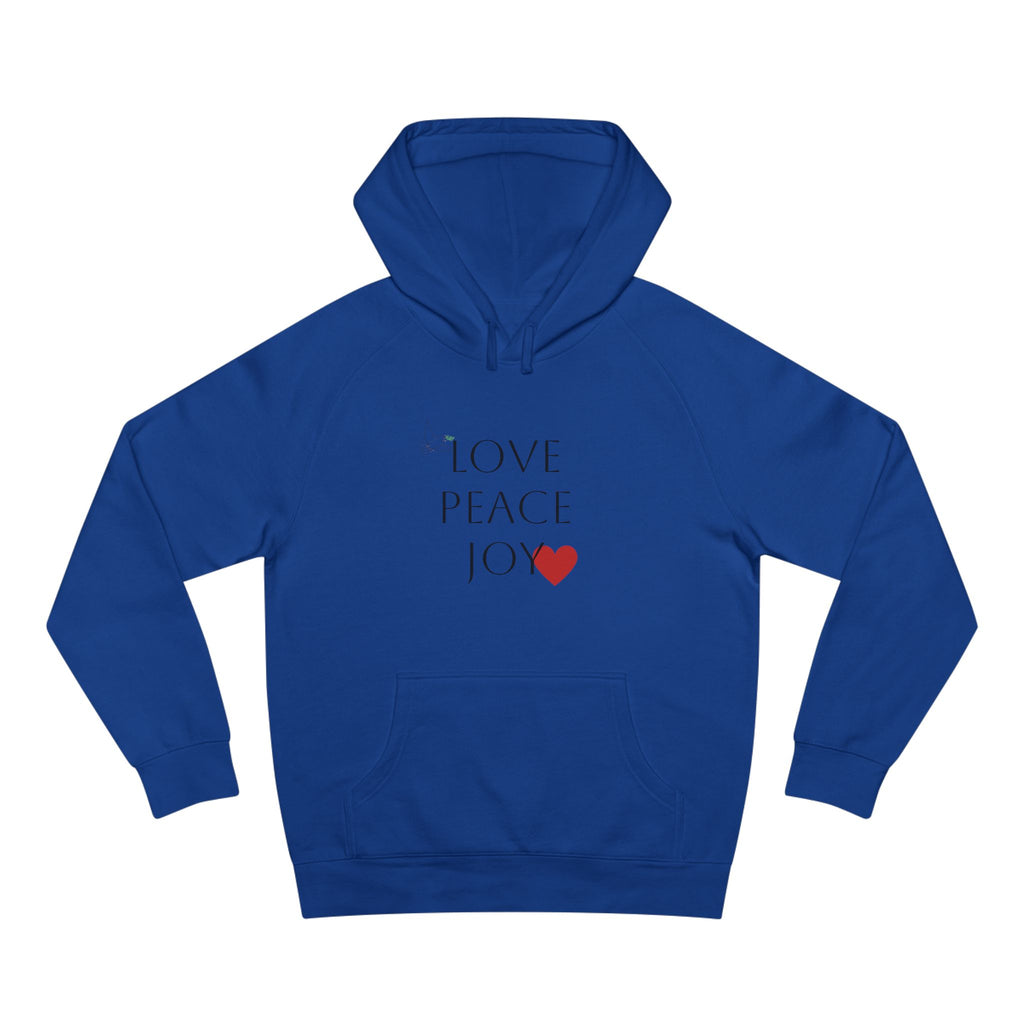 Love Peace Joy Hoodie — Christian Scripture Pullover (Galatians 5:22)