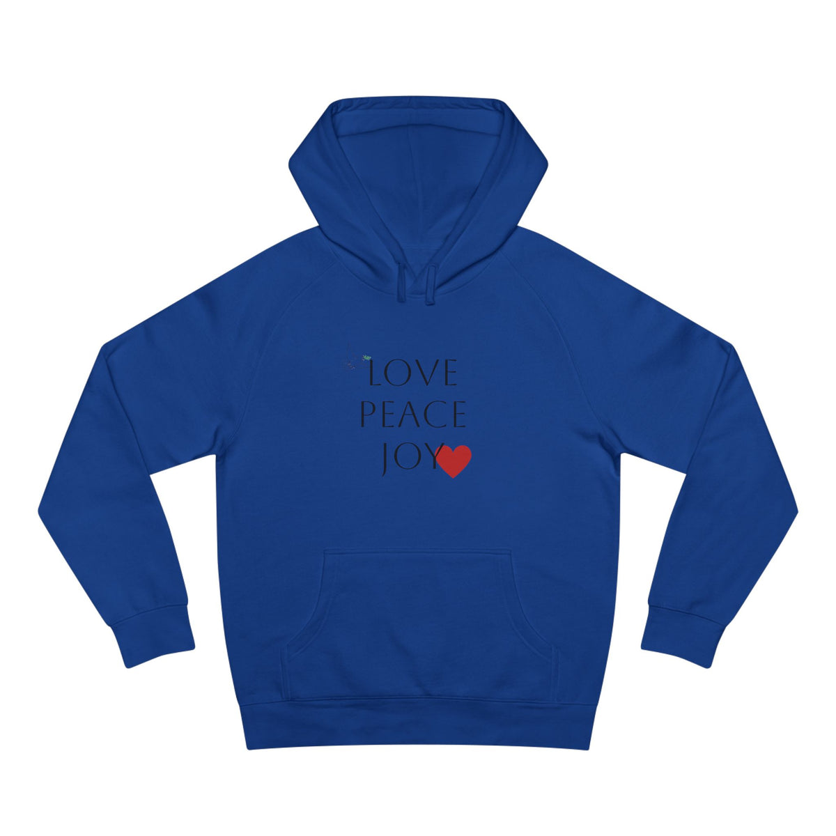 Love Peace Joy Hoodie — Christian Scripture Pullover (Galatians 5:22)