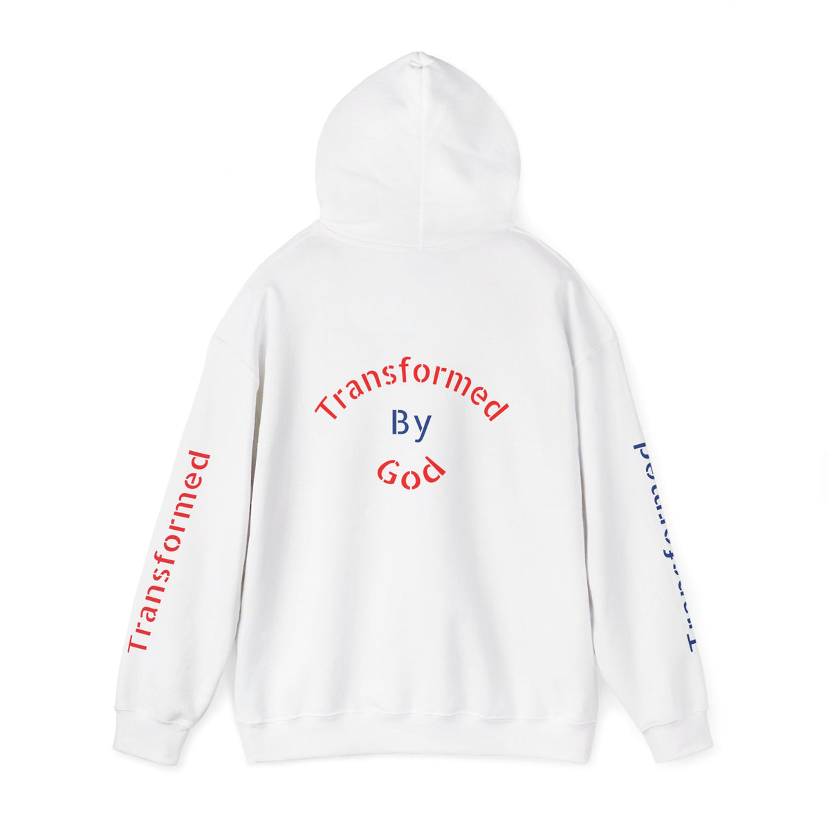 Transformed By God Hoodie — Christian Faith Inspirational Pullover