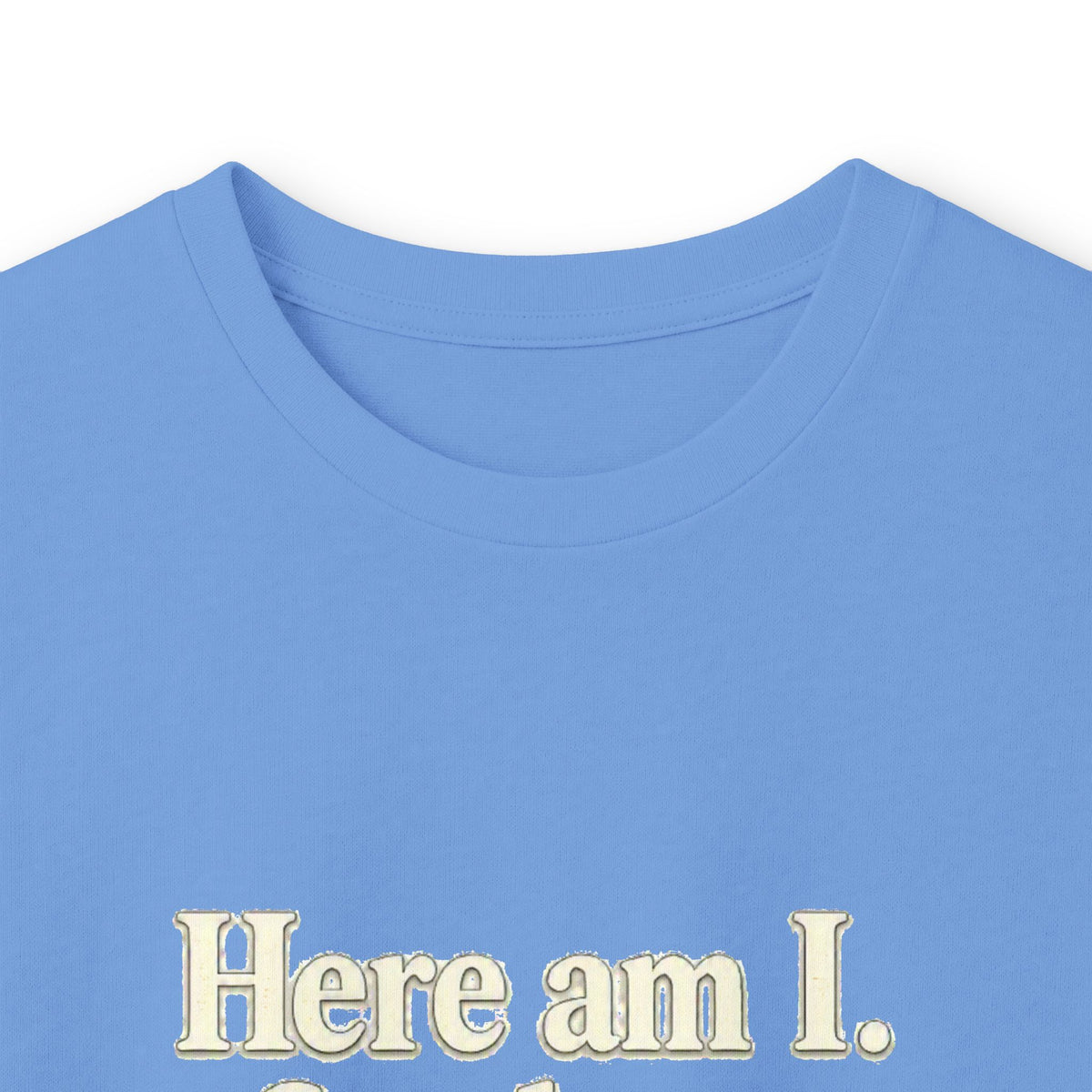 Here Am I, Send Me Long Sleeve Tee — Isaiah 6:8 Christian Shirt